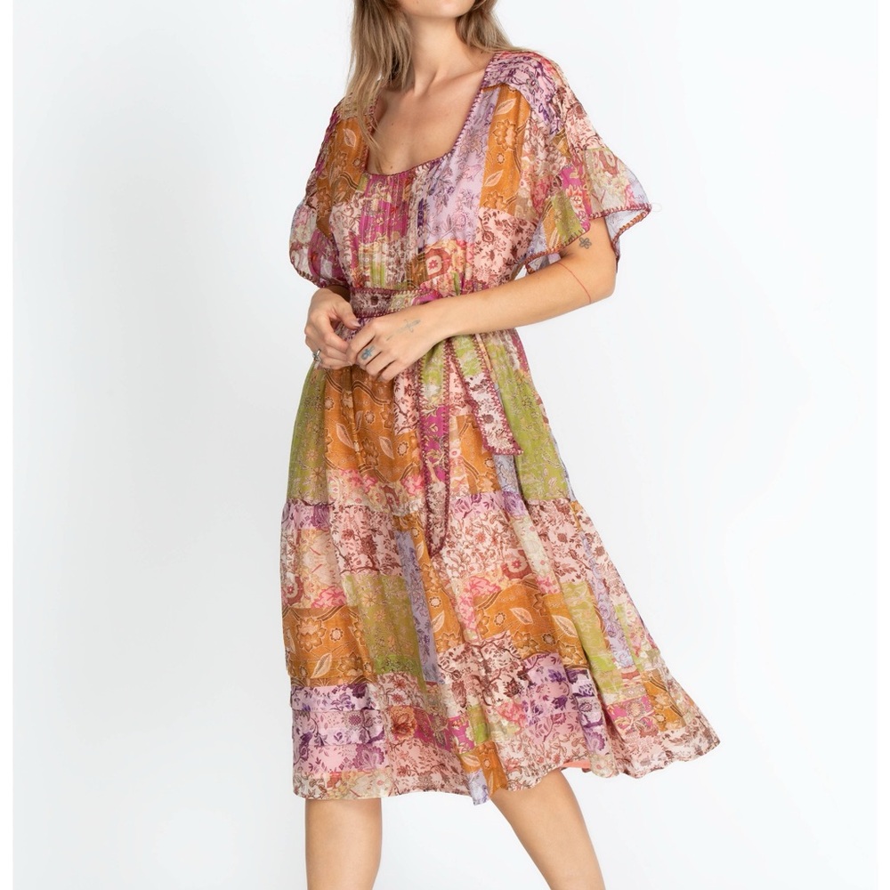Johnny was boho dress MACY MIDI DRESS